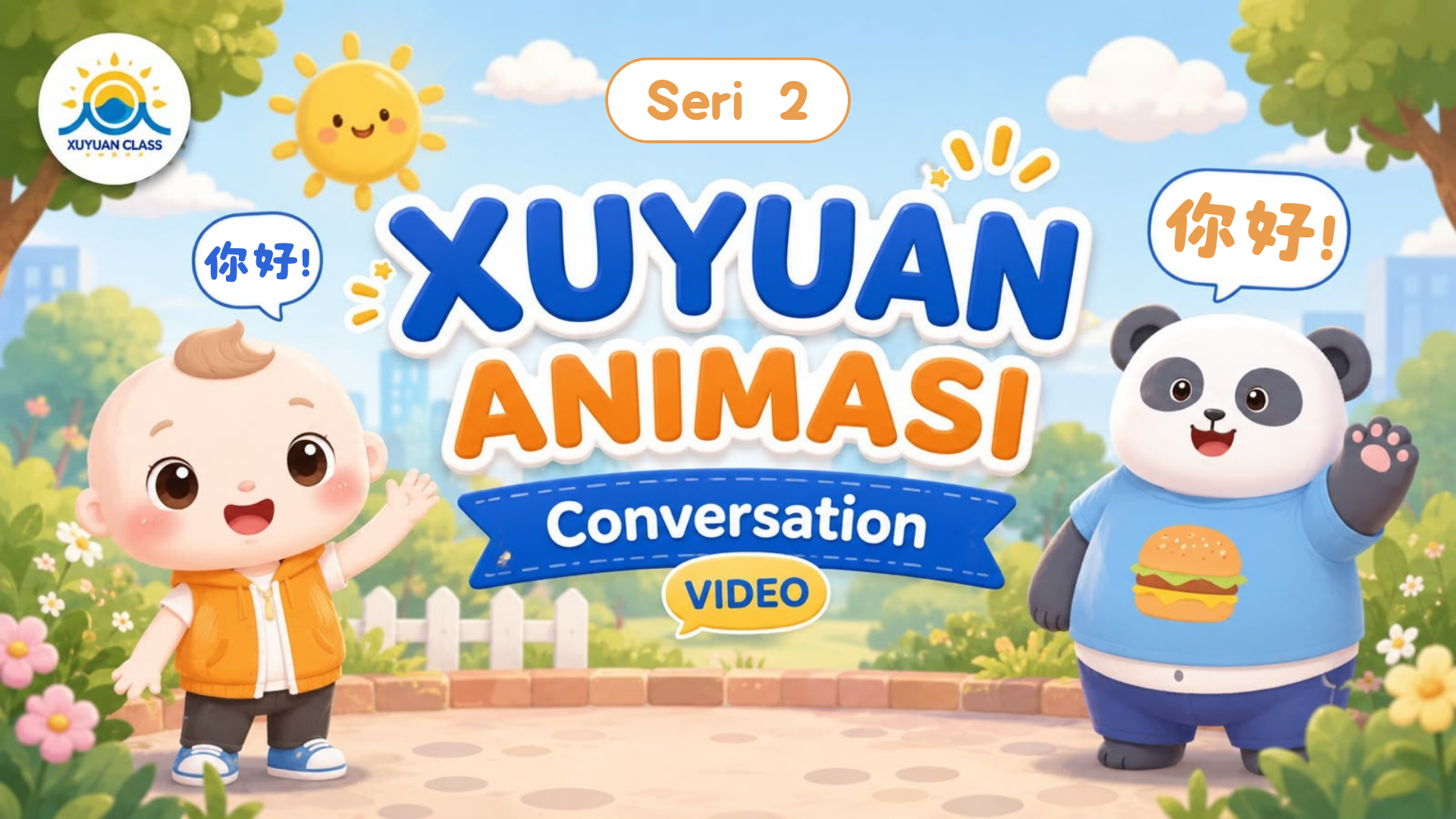 Animated Mandarin Course for Kids & Beginners (Series 2)